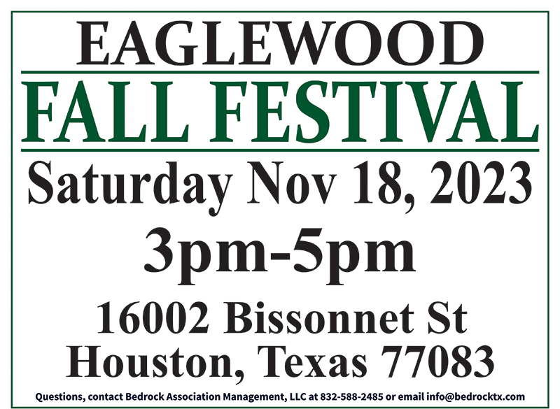 EAGLEWOOD FALL FESTIVAL Eaglewood Community